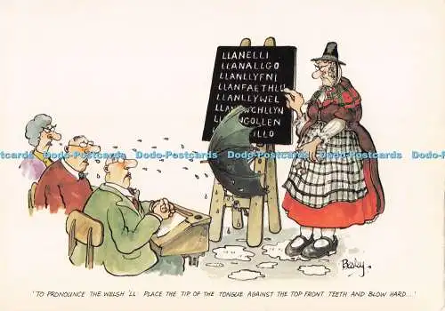 D295249, um die Welsh LL auszusprechen. Legen Sie die Spitze der Zunge gegen die Oberseite F