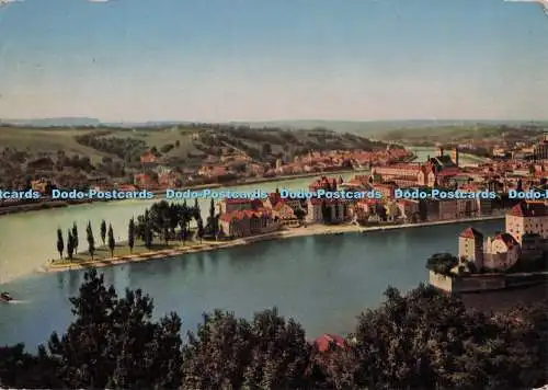 D298174 Passau. Dreiflubeck. Gebr. Metz. Tübingen. 1962