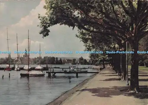 D298181 Konstanz am Bodensee. Jachthafen an der Seestraße. Hans Andres. Hans Ha