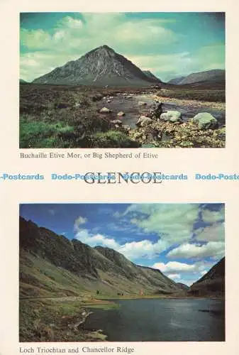 D293078 Glencoe. Loch Triochtan und Chancellor Ridge. W. S. Thomson. Glasgow. Ro