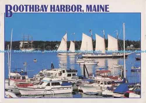 D298345 Maine. Boothbay Harbour. Maine Szene. Ron Monteleon. 1992