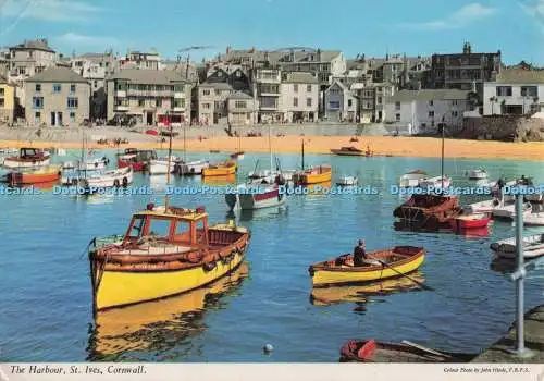 D298351 Cornwall. St. Ives. Der Hafen. John Hinde Ltd. 1975