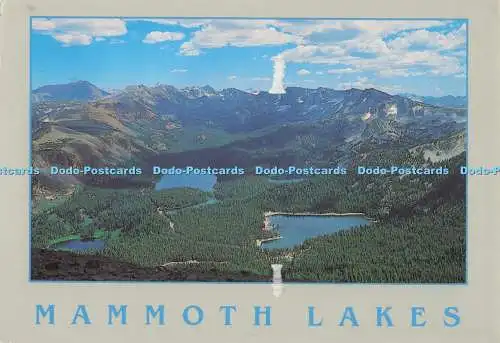 D298372 Mammoth Lakes Basin. Blick auf Twin. Mary Mamie George and Horseshoe Lakes