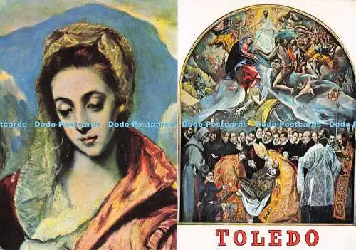 D295476 Toledo. Detail der Heiligen Familie. Das Begräbnis des Grafen Orgaz. Julio de l