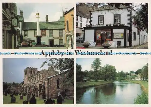 D298379 Appleby in Westmorland. Unteres Kreuz von der Bridge Street. Tourist Informa