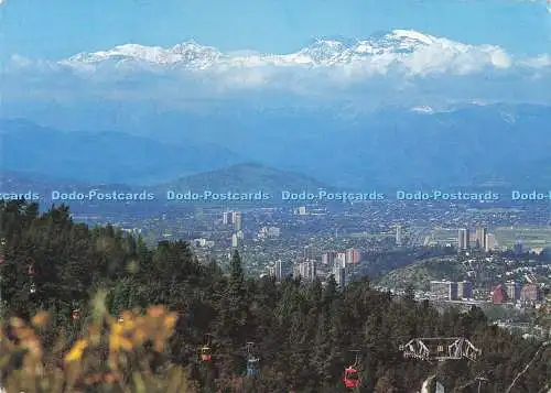 D293275 Chile. Area Metropolitana. Stadtblick von Santiago. Mangold Pedro. Luis Padilla