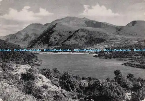 D298408 Snowdon von Llyn Padarn. Valentinstag. PM Llandudno. 1958