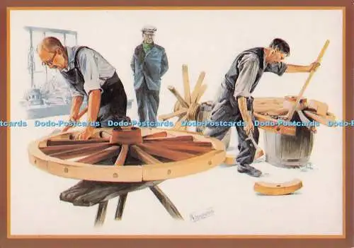 D298411 Wheelwrights von Malcolm Greensmith. J. Arthur Dixon. Country Crafts