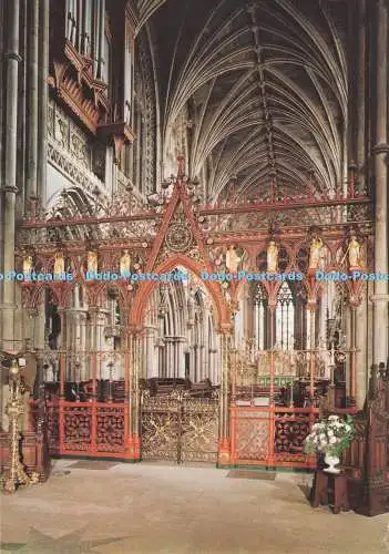 D295514 Kathedrale von Lichfield. Der Bildschirm. Topische Presse. London. Pitkin Bild