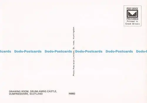 D295537 Dumfriesshire. Schottland. Salon. Drumlanrig Castle. Photo Precisio