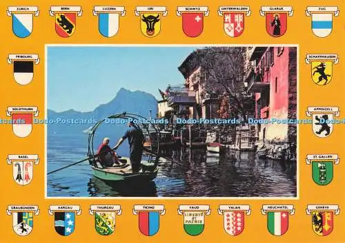 D295548 Lago di Lugano. Gandria. Rowesa