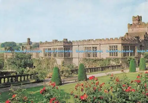 D298454 Haddon Hall. Terrasse und Südfront. English Life Publications Ltd. Der