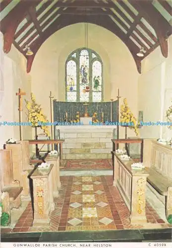 D295570 Gunwalloe Parish Church. In der Nähe von Helston. Richter. C. 4059. X