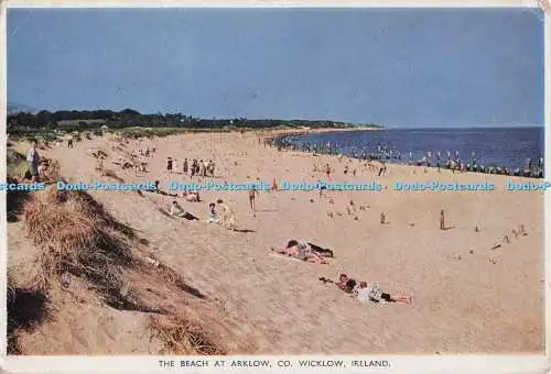 D298475 Irland. Co. Wicklow. Der Strand von Arklow. P.C. Farbkarte Nr. 206. Bai