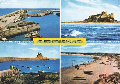 D295573 The Northumberland Coast. Seahouses Harbour. J. Arthur Dixon. Multi View