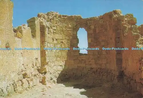 D298477 Masada. Die byzantinische Kirche die Apsis. Blick nach Osten. 5. Jahrhundert