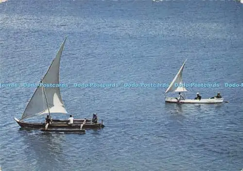 D293368 Afrikanische Fischerboote. Ostafrika. Frank. RP