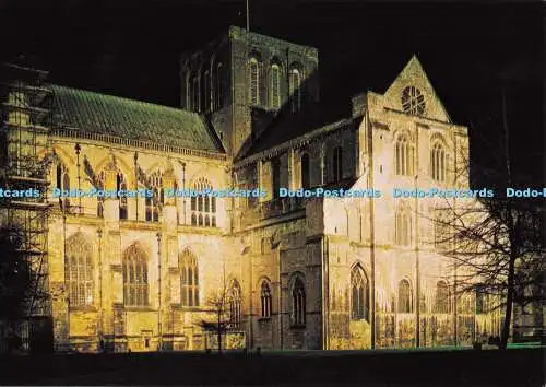 D298484 Winchester Cathedral. Flutlicht Nordtransept. Richter Postkarten Ltd. C 4