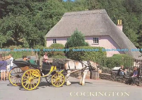 D298486 Cockington. Dorf. Europa Karten. Neill Metcalfe