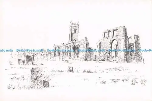 D295584 Alte Kirchen- oder Klosterruine