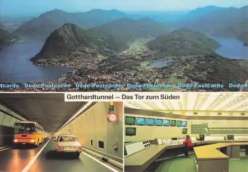 D295598 Gotthardtunnel. Das Tor Zum Suden. Lugano. Tessin. Kometenfoto. Multi Vi