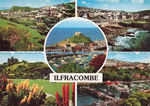 D293392 Ilfracombe. John Hinde. 1986. Multi View