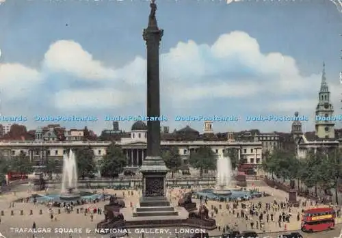 D293400 London. Trafalgar Square und National Gallery. E. T. W. Dennis. Scarboro