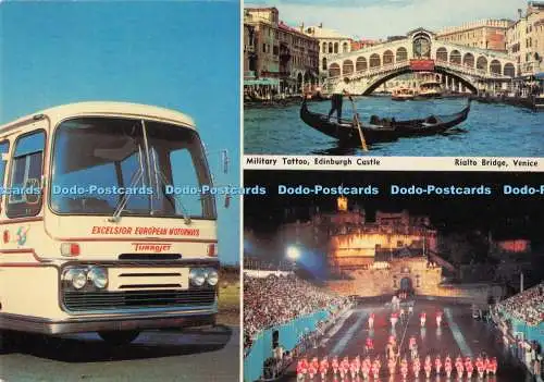 D293402 Venedig. Rialtobrücke. Militär Tattoo. Edinburgh Castle. J. Arthur Dixo