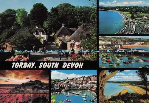 D298524 Torbay. South Devon. John Hinde Ltd. Multi View. 1985