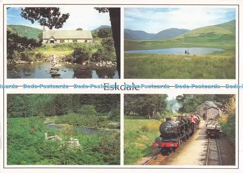 D295620 Eskdale. Burnmoor Tarn. Peter Pedley Postkarten. Multi View