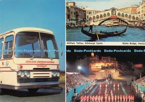 D293409 Venedig. Rialtobrücke. Militär Tattoo. Edinburgh Castle. J. Arthur Dixo