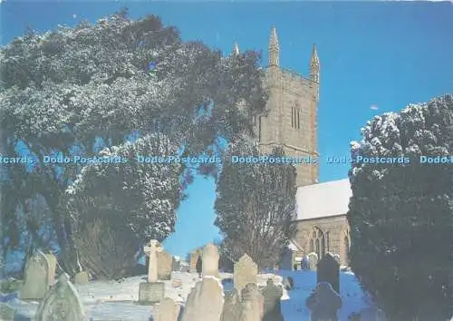 D295625 Cornwall. Konstantin Nr. Falmouth. Pfarrkirche St. Konstantin. Die F