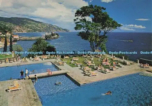 D298548 Madeira. Schwimmbad des Reid Hotels. Hans Huber
