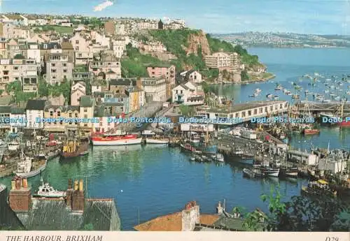 D293438 Brixham. Der Hafen. Europa Karten. 1986