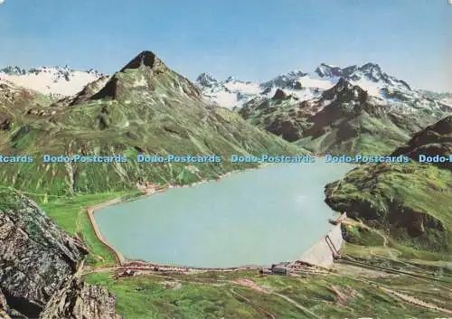 D298552 Silvretta Stausee. Hotel Silvrettasee. Hohes Rad. Buingruppe. Tiroler Gr