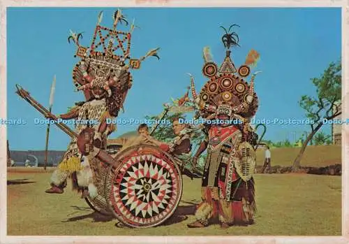 D298555 Durban. Die Ferienstadt. Natal. Spielplatz der Nation. Rikschafahrt