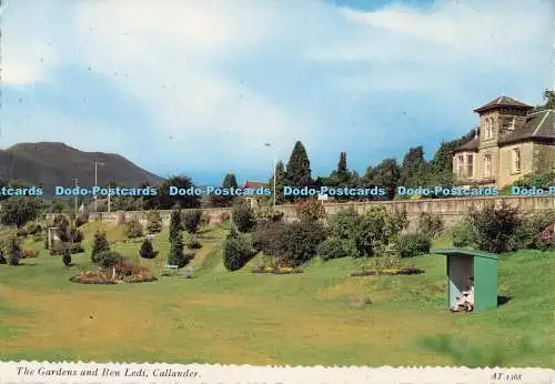 D298558 Callander. Die Gärten und Ben Ledi. Valentine and Sons Ltd. Valuxe. Dun