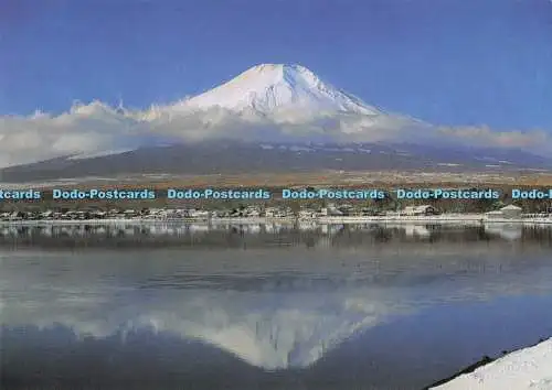 D293465 Japan. Mt. Fuji vom Lake Yamanaka. Fukuda Karte