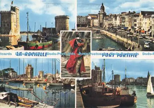 D295748 La Rochelle Port Fortifie. En Aunis. Le Port. Greff. Multi View