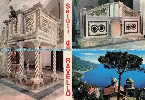 D298692 Saluti da Ravello. Cattedrale. Antico Ambone XII Sek. Interdipress. P.M