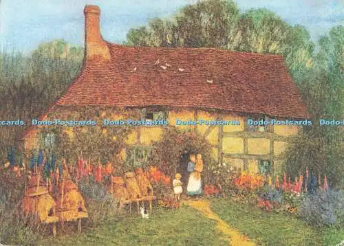 D295798 Cottage Life. Galerie 5. Helen Allingham. PM. Penzance. Cornwall. 198