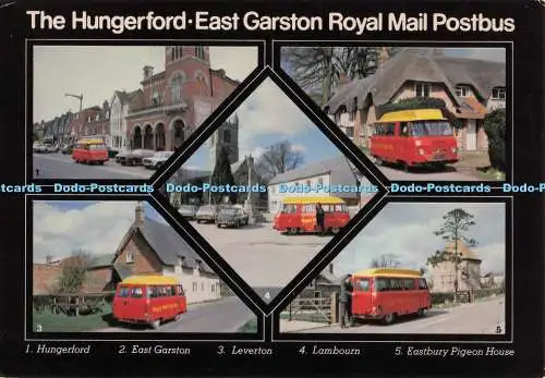 D298728 The Hungerford. East Garston Royal Mail Postbus. East Garston. Leverton.