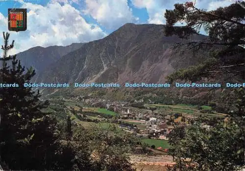 D298732 Valls d Andora. Les Escaldes i Andorra la Vella. Vista General. Fisa. Es