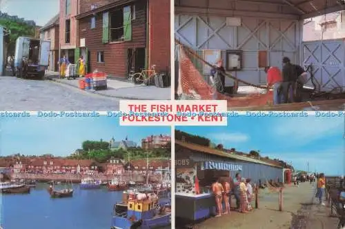 D298736 Kent. Folkestone. Der Fischmarkt. Bennett Publications. Multi View