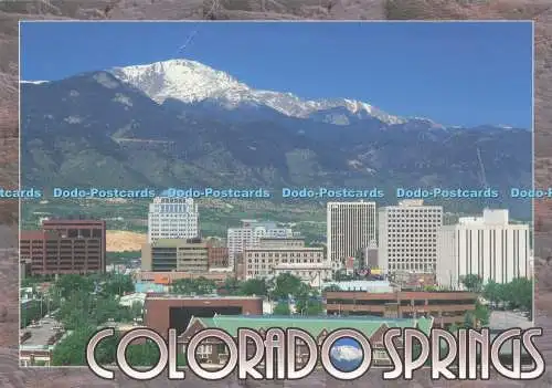 D295861 Colorado Springs. Majestic Pikes Peak. Sanborn