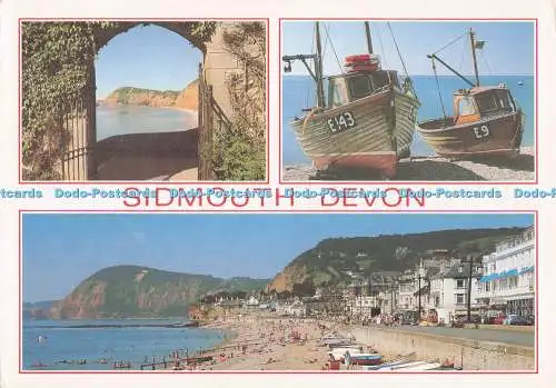D295894 Sidmouth. Devon. Red Cliffs. J. Arthur Dixon. Multi View