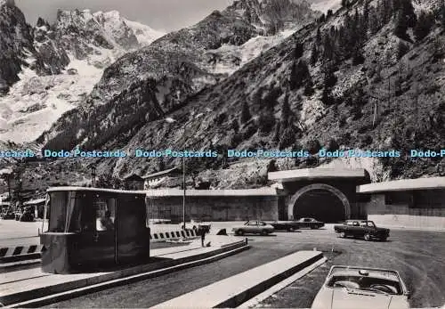 D298805 Courmayeur. Entreves. m. 1381. Ingresso al Nuovo Traforo e M.Bianco. S.