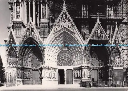 D298806 Kathedrale de Reims. XIII Siecle. Fassade Occidentale. Le Grand Portail.