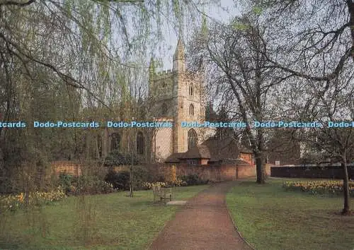 D295908 Hampshire. Basingstoke. Kirche St. Michael. Glebe Gardens. Richter. C. 88