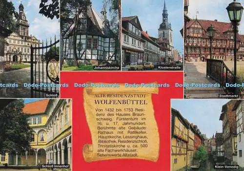 D298843 Alte Residenzstadt Wolfenbüttel. Johanniskirche. Klosterstraße. Schloss